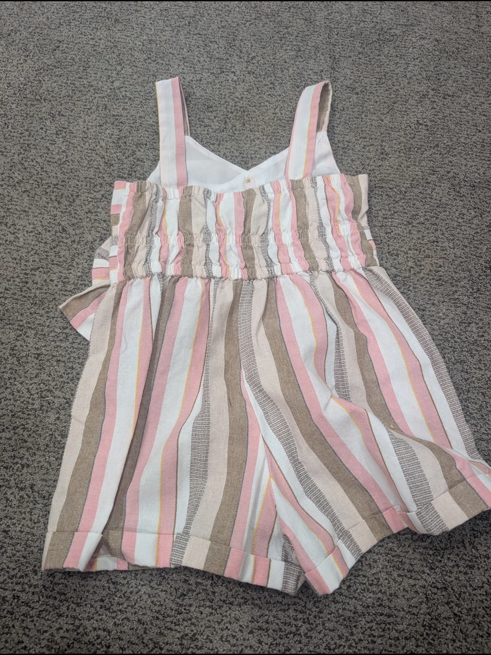 Bonnie Jean sleeveless striped